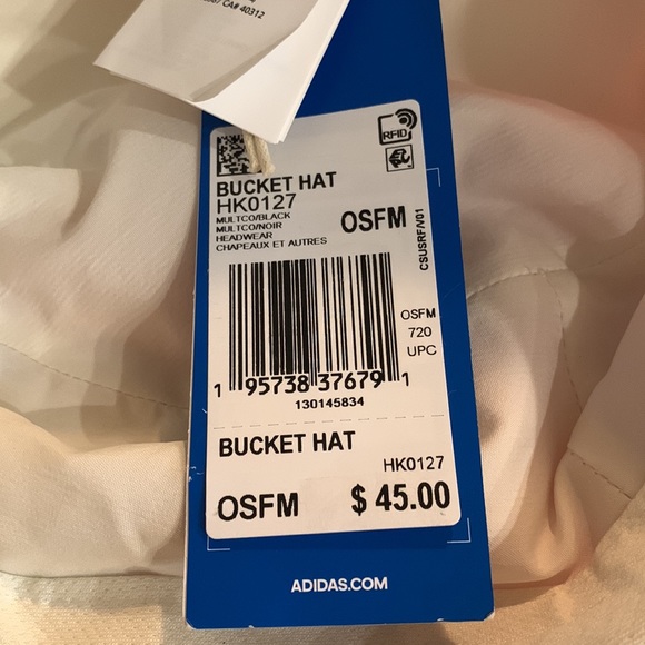 Adidas multi colour bucket hat O/S - Picture 5 of 5